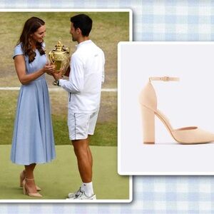 Kate Middleton - Aldo nude block heels 7.5